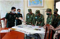 Lữ đoàn Xe tăng 409: Diễn tập chỉ huy - cơ quan 1 bên 2 cấp trên bản đồ